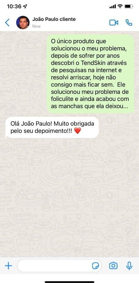 Depoimento WhatsApp João Paulo